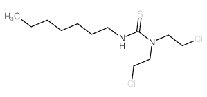 1,1-bis(2-chloroethyl)-3-heptyl-thiourea picture