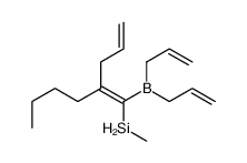 [1-bis(prop-2-enyl)boranyl-2-prop-2-enylhex-1-enyl]-methylsilane Structure