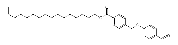 hexadecyl 4-[(4-formylphenoxy)methyl]benzoate Structure