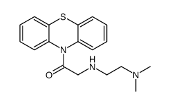 2-[2-(dimethylamino)ethylamino]-1-phenothiazin-10-ylethanone Structure