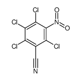 2,3,4,6-tetrachloro-5-nitrobenzonitrile Structure