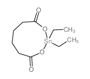 diethyltin; hexanedioic acid结构式