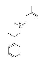 methyl-(3-methylbuta-1,3-dienyl)-(2-phenylpropyl)silane Structure