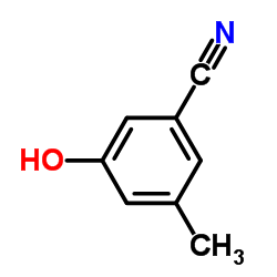 3-羟基-5-甲基苯腈结构式