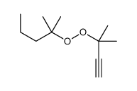 2-methyl-2-(2-methylbut-3-yn-2-ylperoxy)pentane结构式