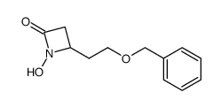 4-(2-(benzyloxy)ethyl)-N-hydroxy-2-azetidinone Structure