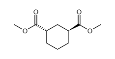 dimethyl cyclohexane-trans-1,3-dicarboxylate Structure