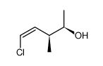 (2R,3S)-(Z)-5-chloro-3-methyl-4-penten-2-ol Structure
