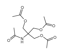 1,3-diacetoxy-2-acetoxymethyl-2-acetylamino-propane结构式