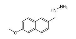 (6-methoxynaphthalen-2-yl)methylhydrazine结构式