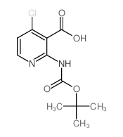 2-叔丁氧羰基氨基-4-氯烟酸图片