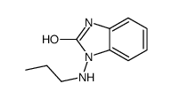 2H-Benzimidazol-2-one,1,3-dihydro-1-(propylamino)-(9CI)结构式