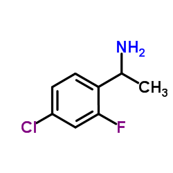 1-(4-Chloro-2-fluorophenyl)ethanamine Structure