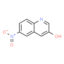 3-QUINOLINOL, 6-NITRO- structure