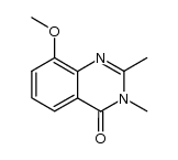 4(3H)-Quinazolinone,8-methoxy-2,3-dimethyl- Structure