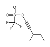 3-methylpent-1-ynyl trifluoromethanesulfonate Structure