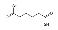 hexanebis(thioic S-acid) Structure