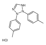 2,3-bis(4-methylphenyl)-1H-tetrazol-1-ium,chloride结构式