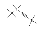 (tert-butyldimethylsilyl)(trimethylsilyl)acetylene结构式
