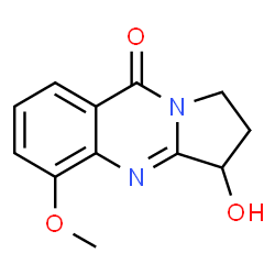 Pyrrolo[2,1-b]quinazolin-9(1H)-one,2,3-dihydro-3-hydroxy-5-methoxy- (9CI)结构式