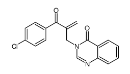 3-[2-(4-chlorobenzoyl)prop-2-enyl]quinazolin-4-one Structure