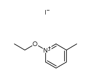 N-ethoxy-3-methylpyridinium iodide Structure