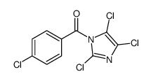 (4-chlorophenyl)-(2,4,5-trichloroimidazol-1-yl)methanone Structure