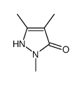2,4,5-trimethyl-1H-pyrazol-3-one结构式