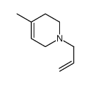 4-methyl-1-prop-2-enyl-3,6-dihydro-2H-pyridine结构式