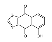 5-hydroxybenzo[f][1,3]benzothiazole-4,9-dione结构式
