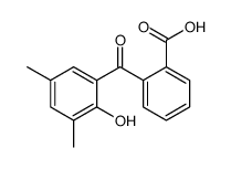 2-(2-hydroxy-3,5-dimethylbenzoyl)benzoic acid结构式