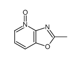 Oxazolo[4,5-b]pyridine, 2-methyl-, 4-oxide (9CI) structure