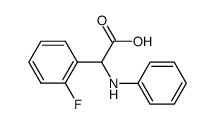 (2-fluoro-phenyl)-phenylamino-acetic acid Structure