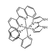 (2,2'-bipyridine)(2,2'-biquinoline)(2,2'-biimidazole)ruthenium(II)(2+) Structure
