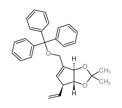 (3AR,4S,6AR)-2,2-DIMETHYL-6-((TRITYLOXY)METHYL)-4-VINYL-4,6A-DIHYDRO-3AH-CYCLOPENTA[D][1,3]DIOXOLE图片