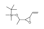 tert-butyl-[1-(3-ethenyloxiran-2-yl)ethoxy]-dimethylsilane Structure