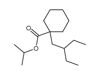 1-(2-ethyl-butyl)-cyclohexanecarboxylic acid isopropyl ester结构式