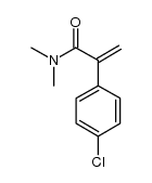 2-(4-chlorophenyl)-N,N-dimethylacrylamide Structure