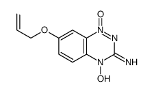 4-hydroxy-1-oxido-7-prop-2-enoxy-1,2,4-benzotriazin-1-ium-3-imine结构式