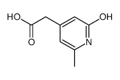 2-(2-methyl-6-oxo-1H-pyridin-4-yl)acetic acid结构式