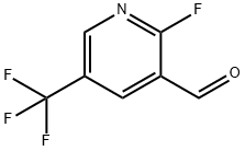 2-Fluoro-5-(trifluoromethyl)nicotinaldehyde structure