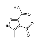 5-methyl-4-nitro-1H-pyrazole-3-carboxamide结构式