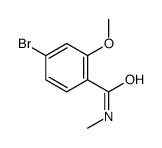 4-bromo-2-methoxy-N-methylbenzamide结构式