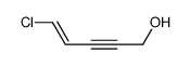 5-chloropent-4-en-2-yn-1-ol Structure