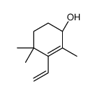 (1R)-3-ethenyl-2,4,4-trimethylcyclohex-2-en-1-ol Structure