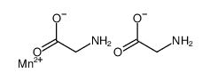 Manganese(2+) bis(aminoacetate) Structure