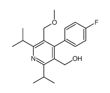2,6-DIISOPROPYL-4-(4-FLUOROPHENYL)-3-HYDROXYMETHYL-5-METHOXYPYRIDINE结构式