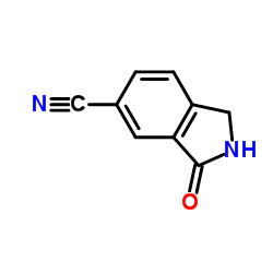 3-Oxoisoindoline-5-carbonitrile structure