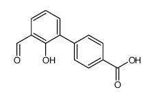 4-(3-formyl-2-hydroxyphenyl)benzoic acid结构式