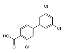 2-chloro-4-(3,5-dichlorophenyl)benzoic acid结构式
